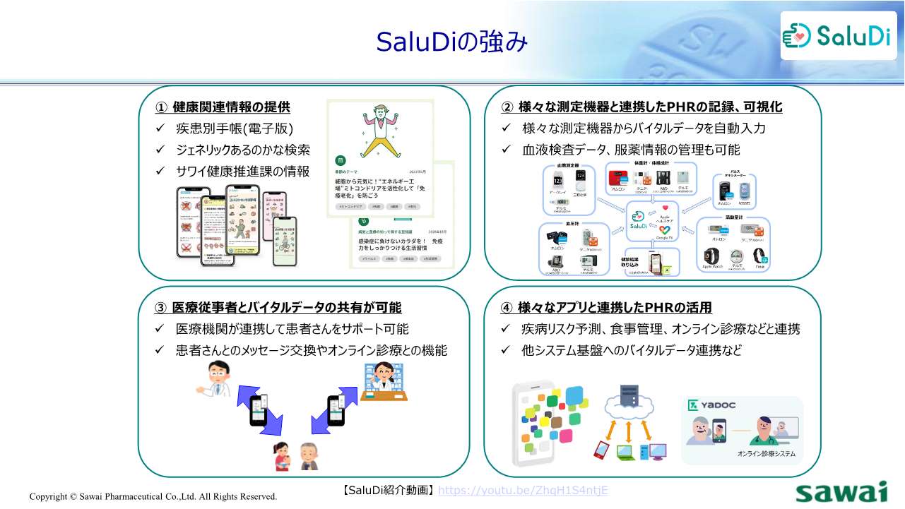 2023.7.29 沢井製薬(株)PHRアプリ「SaluDi」資料2